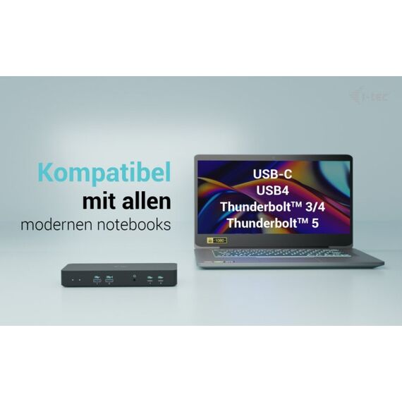 i-tec USB-C Intelligent Triple Display Docking Station + Power Delivery 100W, 4 image