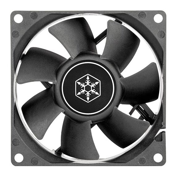 Silverstone FN80 Computergehäuse Ventilator 8 cm Schwarz 1 Stück(e)