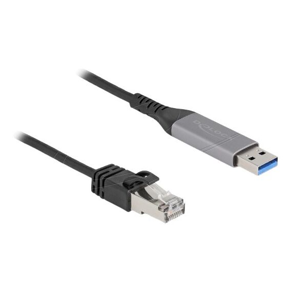 DeLOCK 60756 Netzwerkkabel Anthrazit, Schwarz 2 m Rund