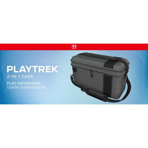 Turtle Beach PlayTrek 2-in-1-Etui Offiziell von Nintendo lizenzierte Reiseetui zum Schutz deiner Nintendo Switch 2, Antrazitschwarz, 5 image