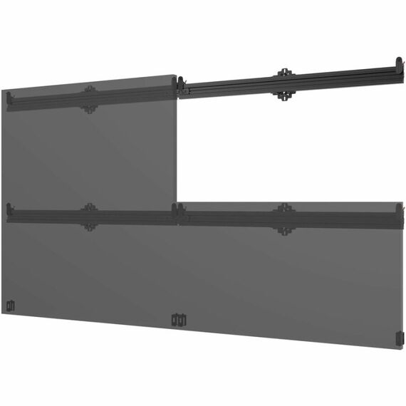 Peerless LEDUNVL-2X2 Halterung für Schilderdisplays 139,7 cm (55") Schwarz