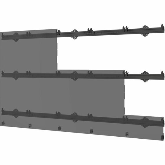 Peerless LEDUNVS-5X5 Halterung für Schilderdisplays 68,6 cm (27") Schwarz