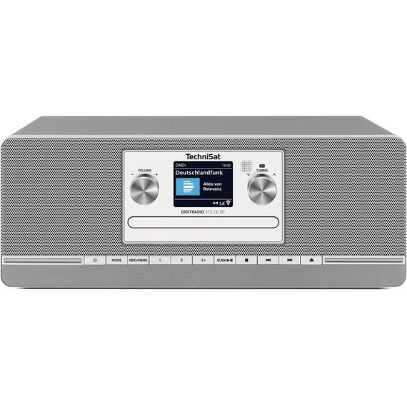 TechniSat DIGITRADIO 372 CD BT Küche Analog & Digital Anthrazit, Silber