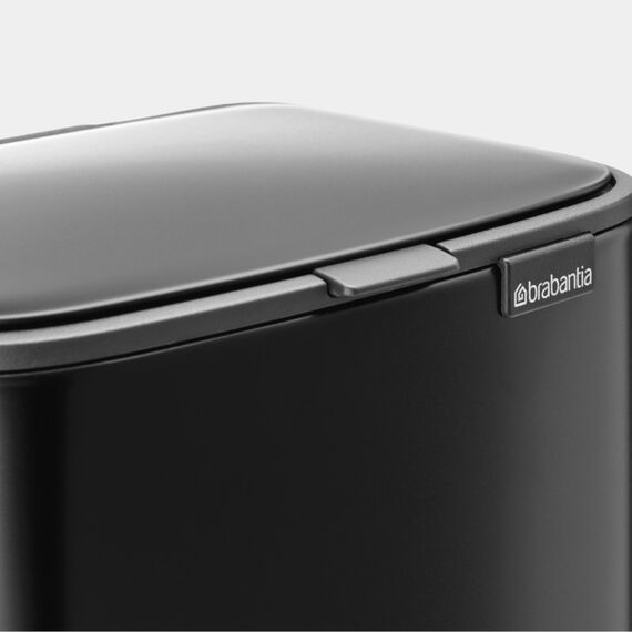 Brabantia Bo 4 l Rechteckig Stahl Schwarz, Farbe: Schwarz, 4 image