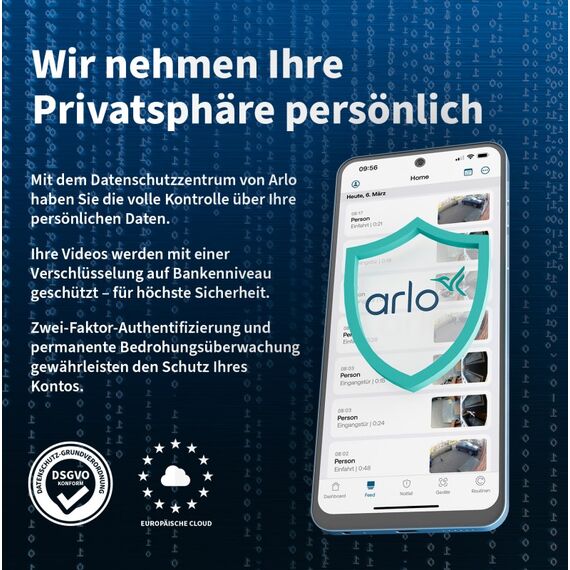 Arlo Essential 3 HD-Sicherheitskamera, 2er Set, 6 image