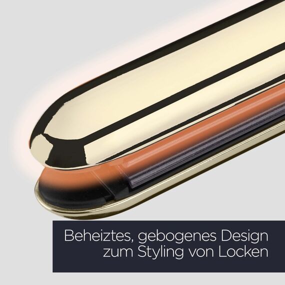 BaByliss ST484E Haarstyling-Gerät Glätteisen Warm Schwarz, Gold 3,3 m, 3 image