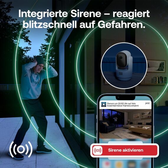 Arlo Essential 3 HD PTZ-Innenkamera, 2er Set, 11 image