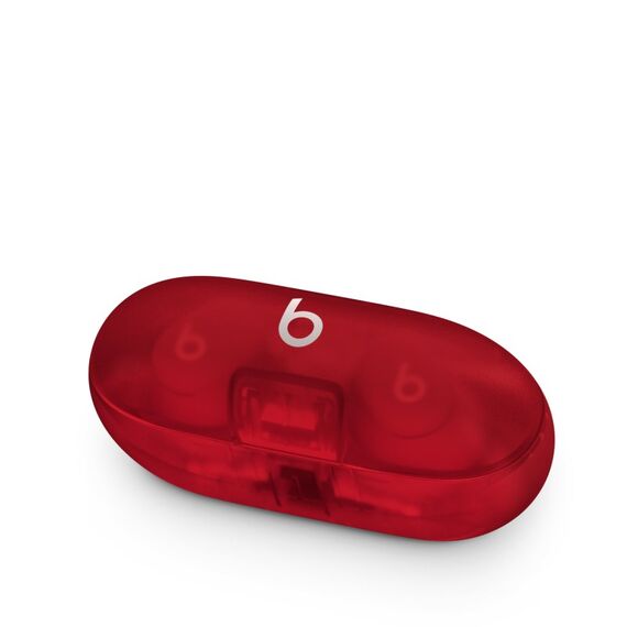 Apple Beats Solo Buds – Komplett kabellose In-Ear Kopfhörer – Transparent-Rot, Farbe: Rot, Transparent, 4 image