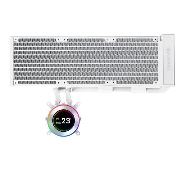 Lian Li GA II Hydroshift II LCD-C 360N Prozessor All-in-One-Flüssigkeitskühler Weiß