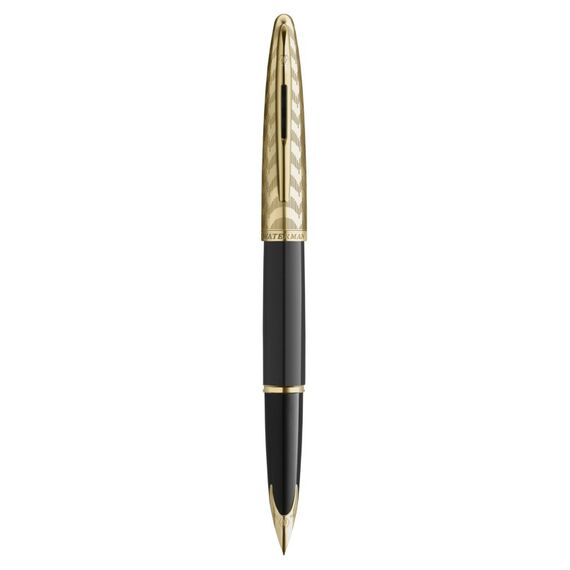 Waterman Carène Füllfederhalter Kartuschen/Konverter-Füllsystem Messing, Gold 1 Stück(e)