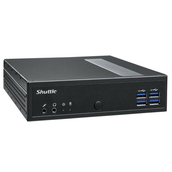 Shuttle XPC slim Barebone DL40N, Intel N150, 1x DDR5, 2x LAN (2x 2.5Gbit), 2xCOM,1xHDMI,1xDP, 1x VGA, lüfterlos, 24/7 Dauerbetrieb, 2 image