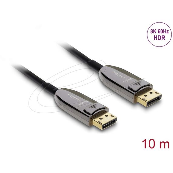 DeLOCK 87107 DisplayPort-Kabel 10 m Schwarz, Farbe: Schwarz, Länge: 10 m, 2 image