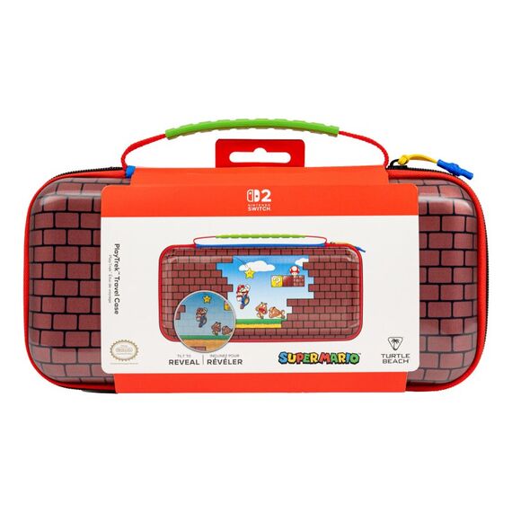Turtle Beach PlayTrek Etui Mario Bricks Offiziell von Nintendo lizenzierte Reiseetui zum Schutz deiner Nintendo Switch 2, Farbe: Mehrfarbig, 10 image