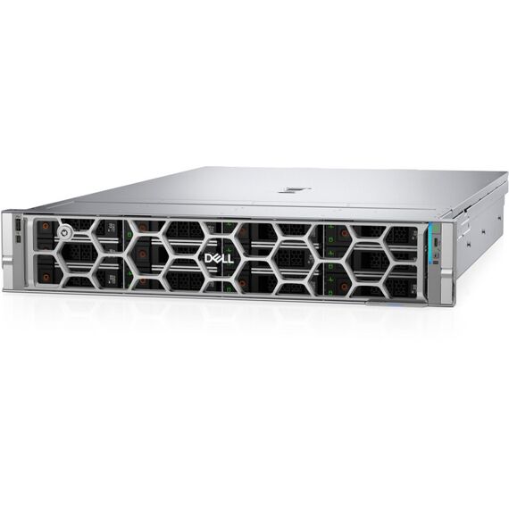 DELL R570 Server 1,92 TB Rack (2U) Intel Xeon 6 6517P 3,2 GHz 32 GB DDR5-SDRAM 1100 W