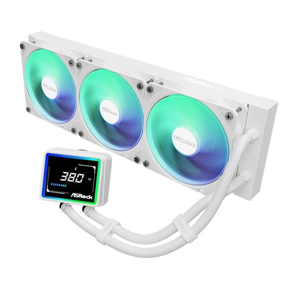 Asrock Challenger White 360 Digital Prozessor All-in-One-Flüssigkeitskühler 12 cm Weiß, 2 image