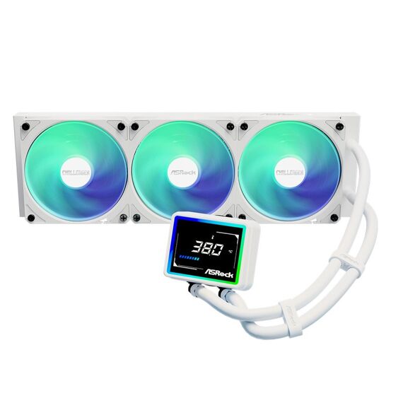 Asrock Challenger White 360 Digital Prozessor All-in-One-Flüssigkeitskühler 12 cm Weiß, 3 image