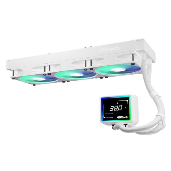 Asrock Challenger White 360 Digital Prozessor All-in-One-Flüssigkeitskühler 12 cm Weiß, 4 image