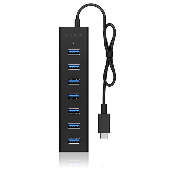 ICY BOX IB-HUB1700-C3, Type-C® zu 7-Port USB 3.2 Gen 1 Hub, Alu-Gehäuse, 3 image
