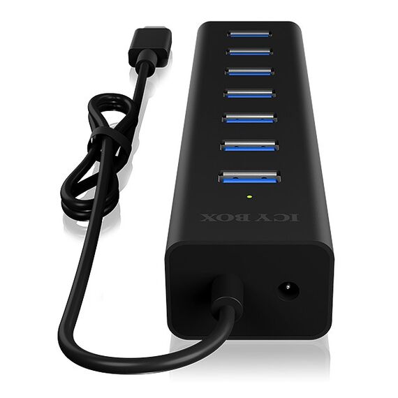 ICY BOX IB-HUB1700-C3, Type-C® zu 7-Port USB 3.2 Gen 1 Hub, Alu-Gehäuse, 6 image