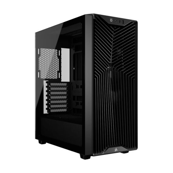Corsair 3200D RS Midi Tower Schwarz, Farbe: Schwarz