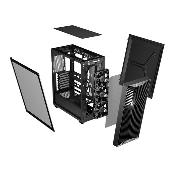 Corsair 3200D RS Midi Tower Schwarz, Farbe: Schwarz, 2 image