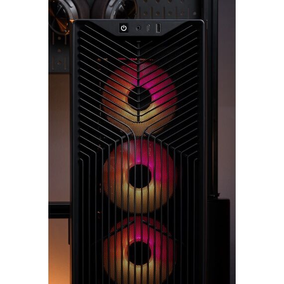 Corsair 3200D RS ARGB Mid-Tower PC Case - Smoke Midi Tower Schwarz, 11 image
