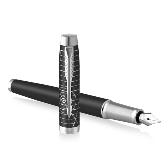 Parker IM Füllfederhalter Kartuschenfüllsystem Schwarz, Chrom 1 Stück(e), 3 image