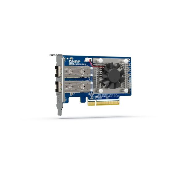 QNAP QXG-25G2SF-E810 Netzwerkkarte Eingebaut Faser 25000 Mbit/s