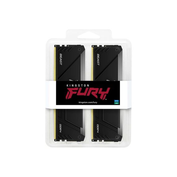 Kingston Technology FURY Beast 64GB 3200MT/s DDR4 CL16 DIMM (2er-Kit) RGB, 8 image