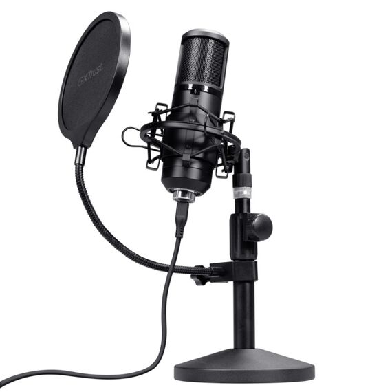 Trust GXT 269 Emita II Schwarz Studio-Mikrofon