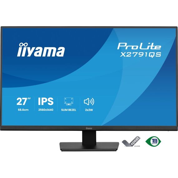 iiyama ProLite X2791QS-B1 Computerbildschirm 68,6 cm (27") 2560 x 1440 Pixel Quad HD LED Schwarz, 2 image