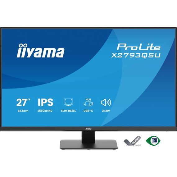iiyama ProLite X2793QSU-B1 Computerbildschirm 68,6 cm (27") 2560 x 1440 Pixel Quad HD LED Schwarz, 2 image