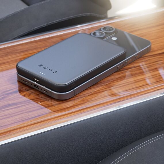 ZENS ZEPP06B/00 Powerbank 5000 mAh Kabelloses Aufladen Schwarz, 4 image
