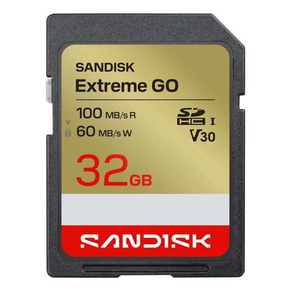 SanDisk Extreme GO 32 GB SDHC UHS-I, Kapazität: 32 GB