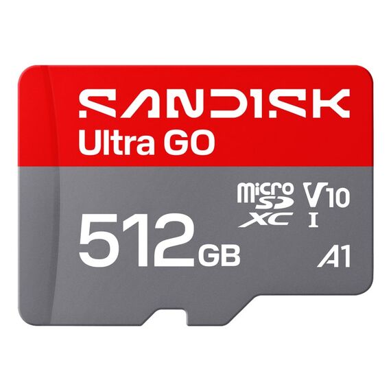 SanDisk Ultra GO 512 GB MicroSDXC UHS-I, Kapazität: 512 GB