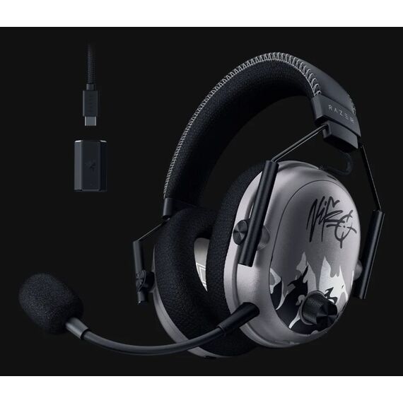 Razer Blackshark V3 Pro Niko Edition Kopfhörer Verkabelt & Kabellos Kopfband Gaming USB Typ-C Bluetooth Grau, 2 image