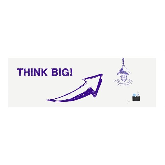 Legamaster WRAP-UP Whiteboard-Folie 101×150cm, 3 image