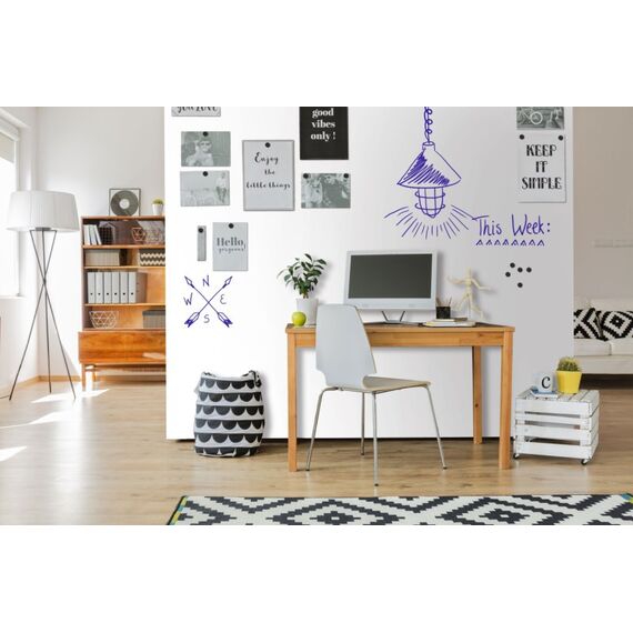 Legamaster WRAP-UP Whiteboard-Folie 101×300cm, 8 image