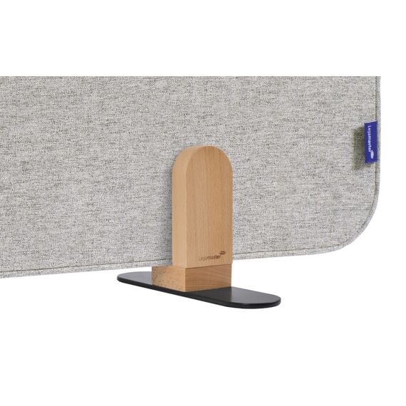 Legamaster ELEMENTS Tischtrennwand akustik 60x120cm grau Halterungen