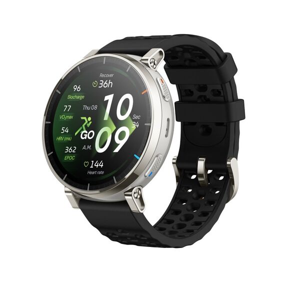 Amazfit Active 3 3,35 cm (1.32") AMOLED Digital 466 x 466 Pixel Touchscreen Gold GPS, 3 image