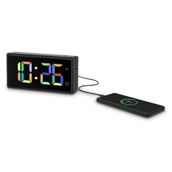 Hama Ibiza Digitaler Wecker Schwarz, Grau, 2 image