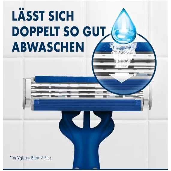 Gillette Blue3 Smooth 7702018541775 Manueller Rasierer Rasierapparat Schwarz, Blau, 3 image