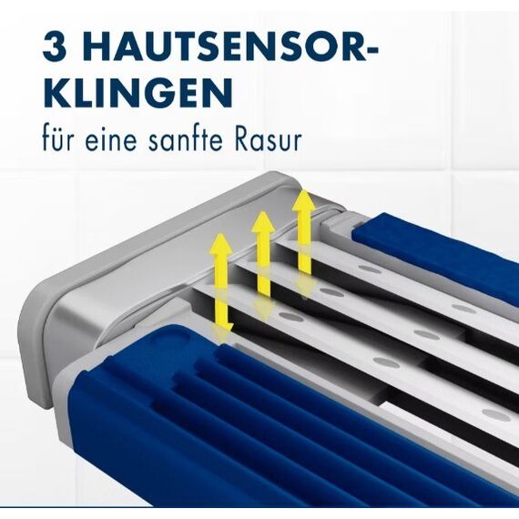 Gillette Blue3 Smooth 7702018541775 Manueller Rasierer Rasierapparat Schwarz, Blau, 5 image
