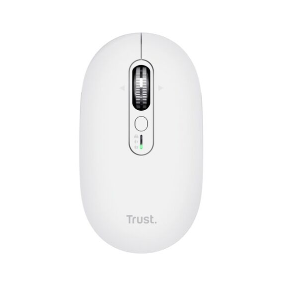 Trust Seron Slim Multi Maus Büro Beidhändig RF Wireless + Bluetooth Optisch 3200 DPI, Farbe: Weiß