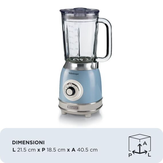 Ariete 0583/05 1,5 l Tischplatten-Mixer 1000 W Hellblau