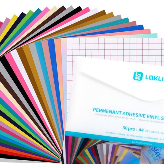 LOKLiK ImPress™ Auto 2-Smart Hitzebeständige Vinylfolie Glattes wärmeübertragendes Vinyl 30 Blätter, 3 image