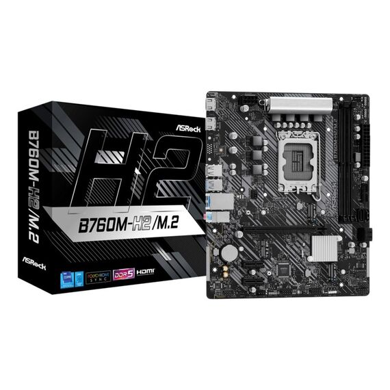 Asrock B760M-H2/M.2 Intel B760 LGA 1700 micro ATX