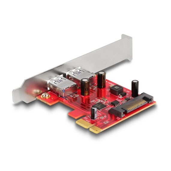 DeLOCK PCI Express x1 Karte zu 2 x extern USB 5 Gbps Typ-A Buchse - Low Profile Formfaktor, 2 image
