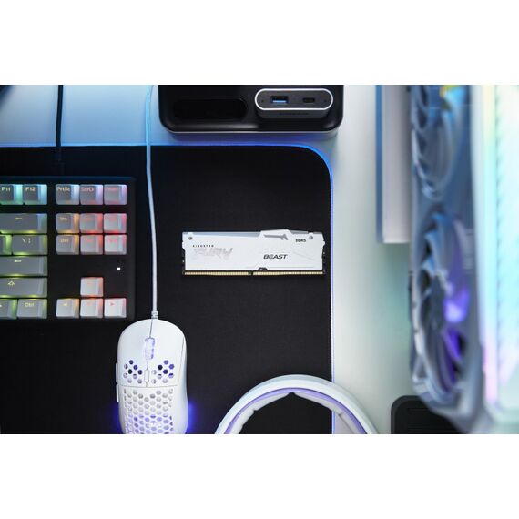 Kingston Technology FURY Beast 32GB 6000MT/s DDR5 CL30 DIMM (2er-Kit) White RGB EXPO, Farbe: Weiß, 8 image