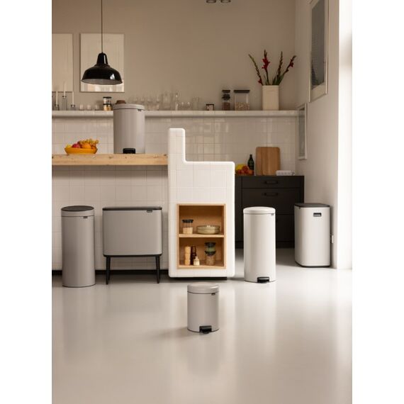 Brabantia NewIcon 20 l Rund Stahl Grau, 5 image